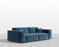 Porter Sofa - Leuven Linen - Cobalt