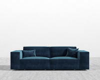 Porter Sofa - Leuven Linen - Cobalt