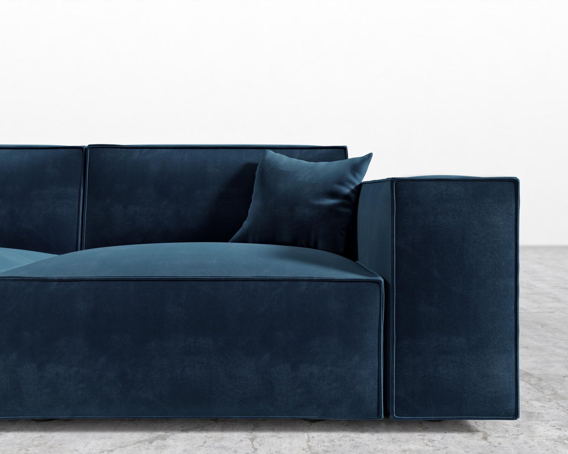 Porter Sofa - Leuven Linen - Cobalt