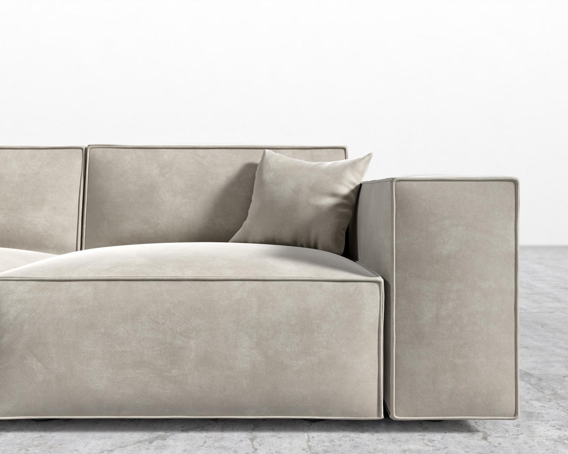 Porter Sofa - Venice Vegan Suede - Latte