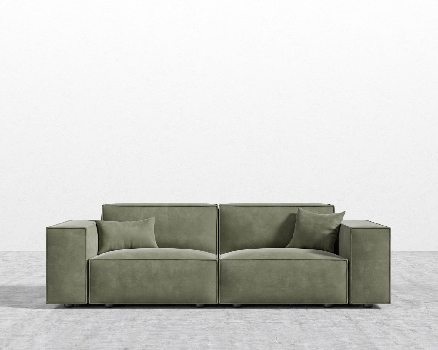 Porter Sofa - Venice Vegan Suede - Sage