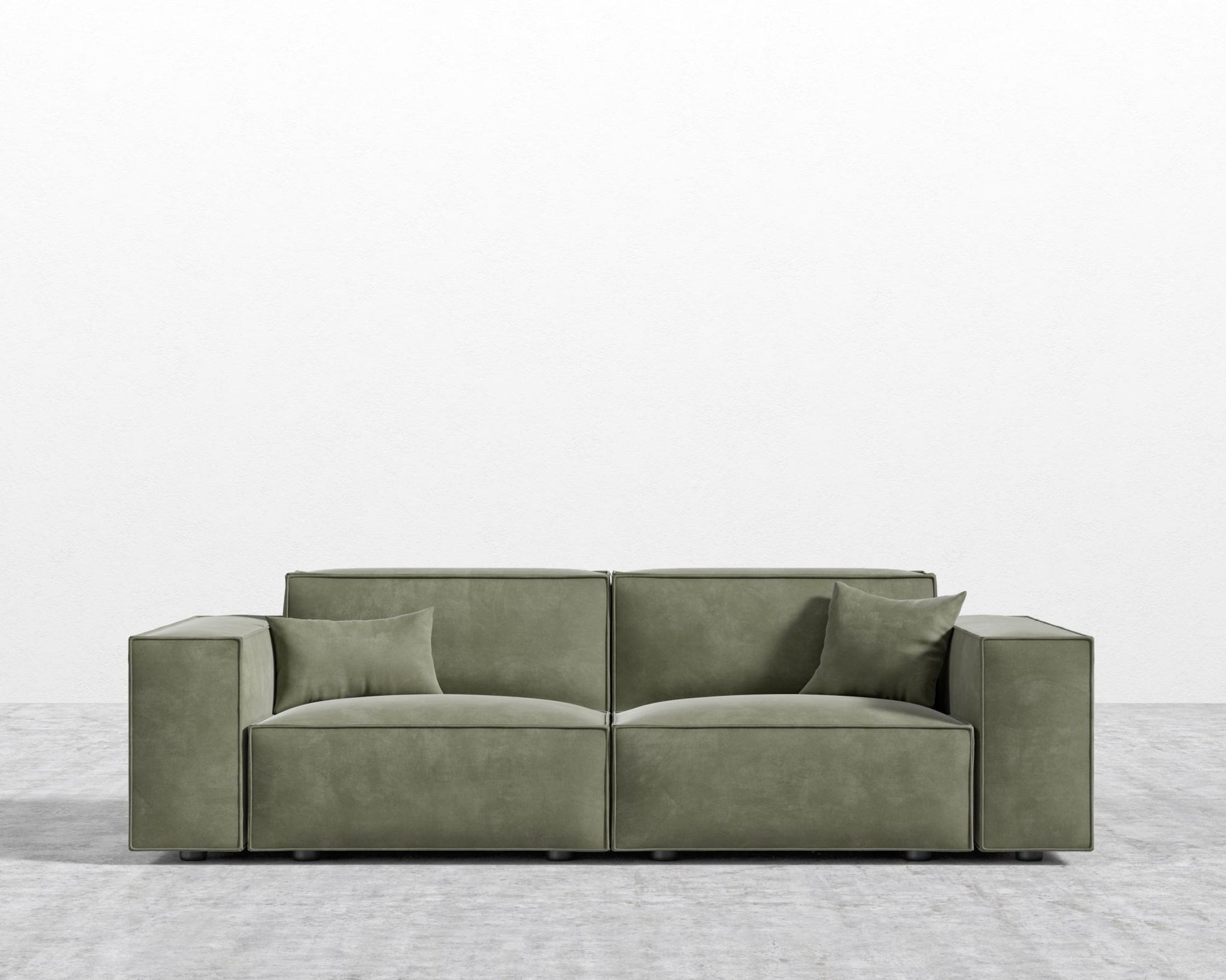 Porter Sofa - Venice Vegan Suede - Sage