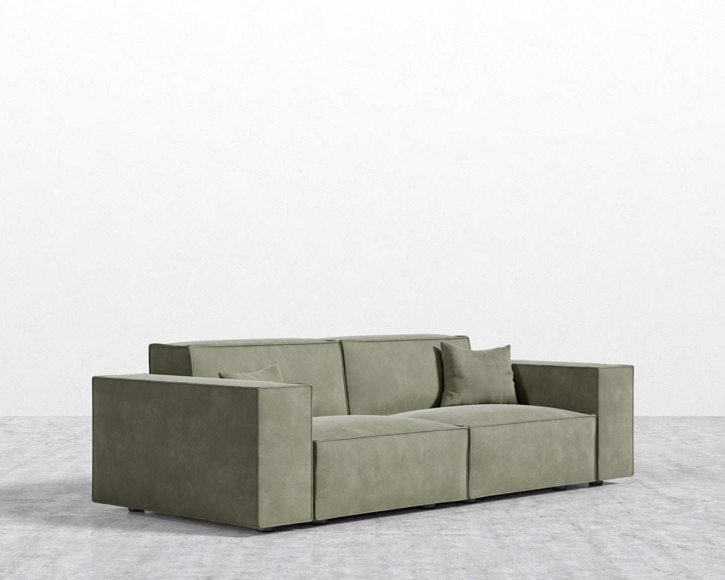 Porter Sofa - Venice Vegan Suede - Sage