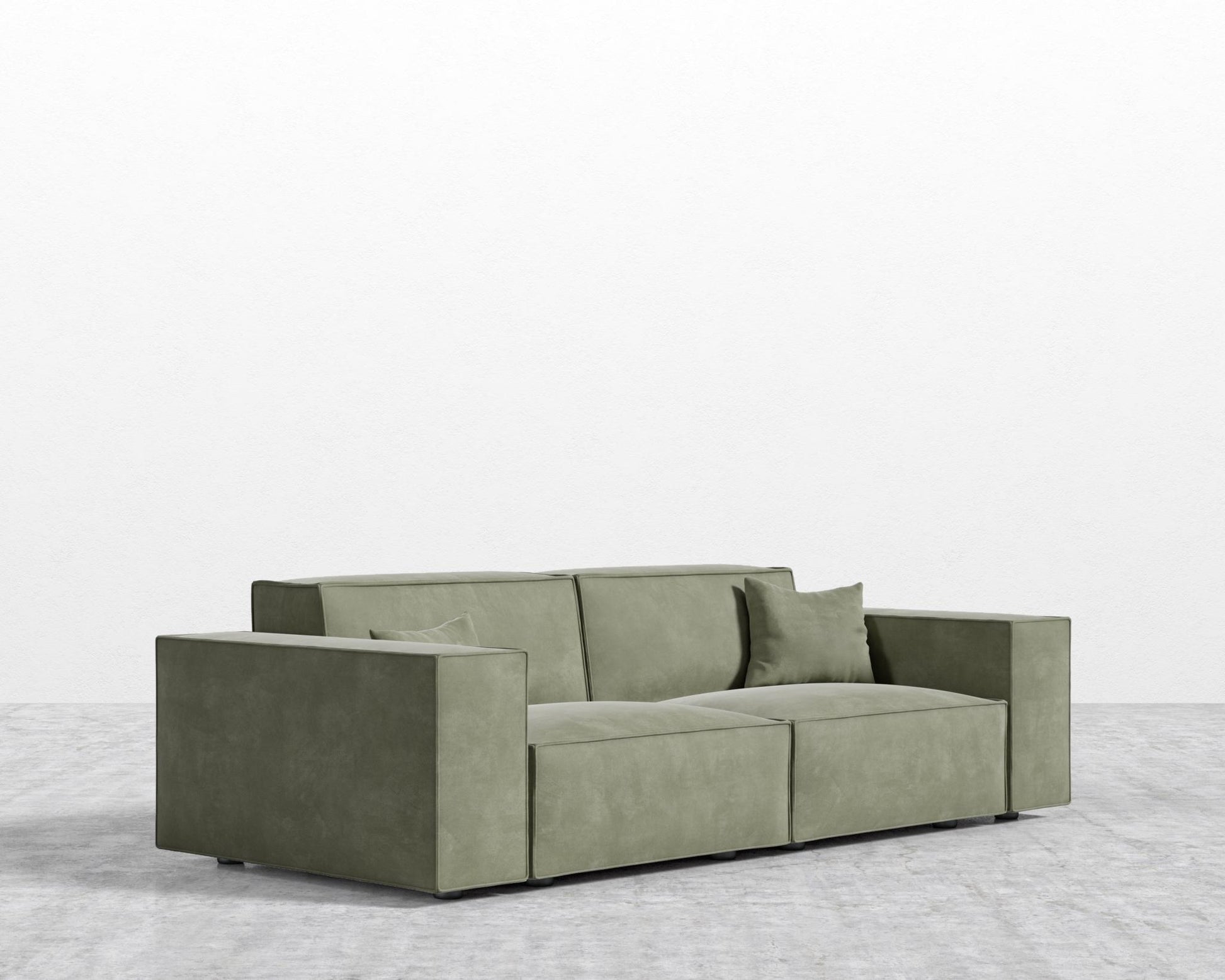 Porter Sofa - Venice Vegan Suede - Sage