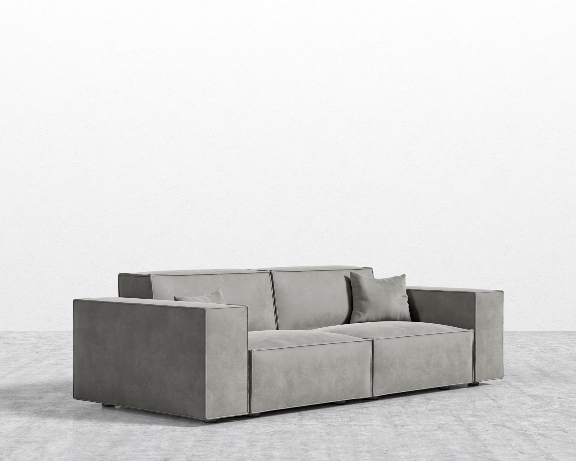Porter Sofa - Venice Vegan Suede - Strato