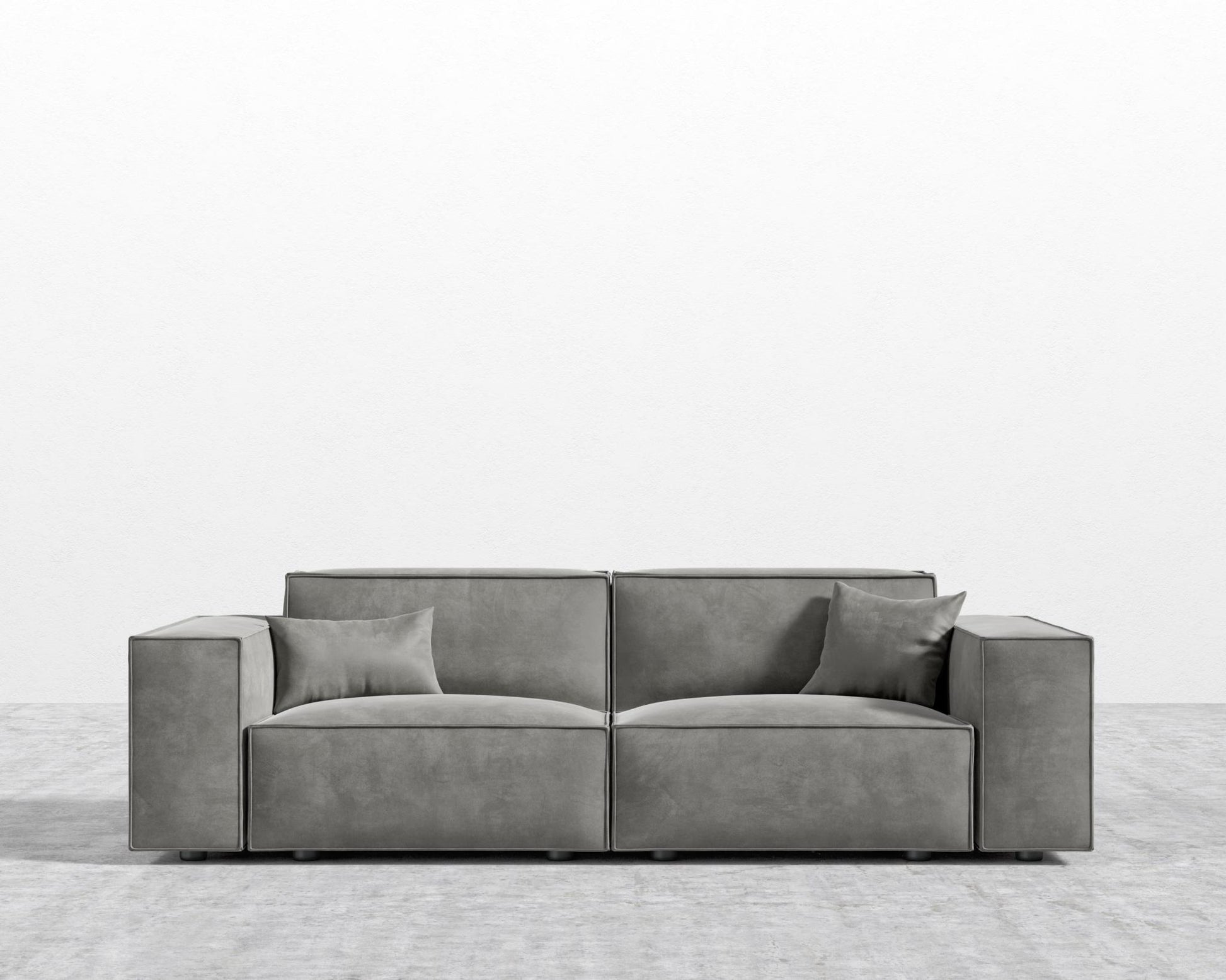 Porter Sofa - Venice Vegan Suede - Strato