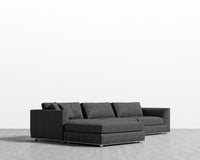 Milo Sectional - Modern Tweed - Dark Comet 