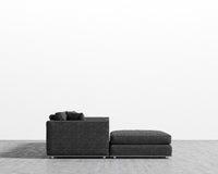 Milo Sectional - Modern Tweed - Dark Comet 