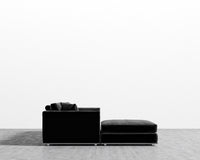 Milo Sectional - Vintage Velvet - Black
