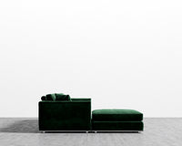 Milo Sectional - Plush Velvet - Moss