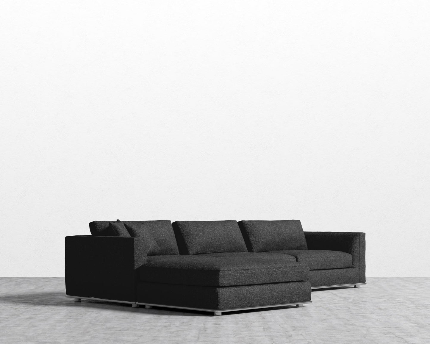 Milo Modular Sectional - Chatou Boucle - Caviar