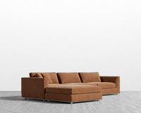 Milo Modular Sectional - Venice Vegan Suede - Cider