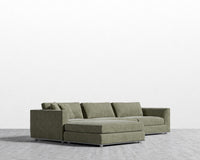 Milo Modular Sectional - Venice Vegan Suede - Sage