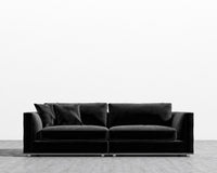 Milo Sofa - Vintage Velvet - Black