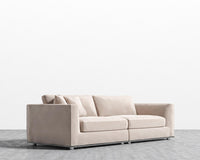 Milo Sofa - Plush Velvet - Blush