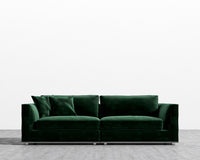 Milo Sofa - Plush Velvet - Moss