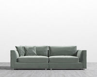 Milo Sofa - Plush Velvet - Moonstone