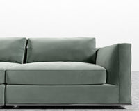 Milo Sofa - Plush Velvet - Moonstone