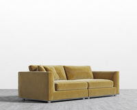 Milo Sofa - Plush Velvet - Golden Beryl