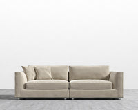 Milo Right Arm - Signature Plush Velvet - Warm Taupe