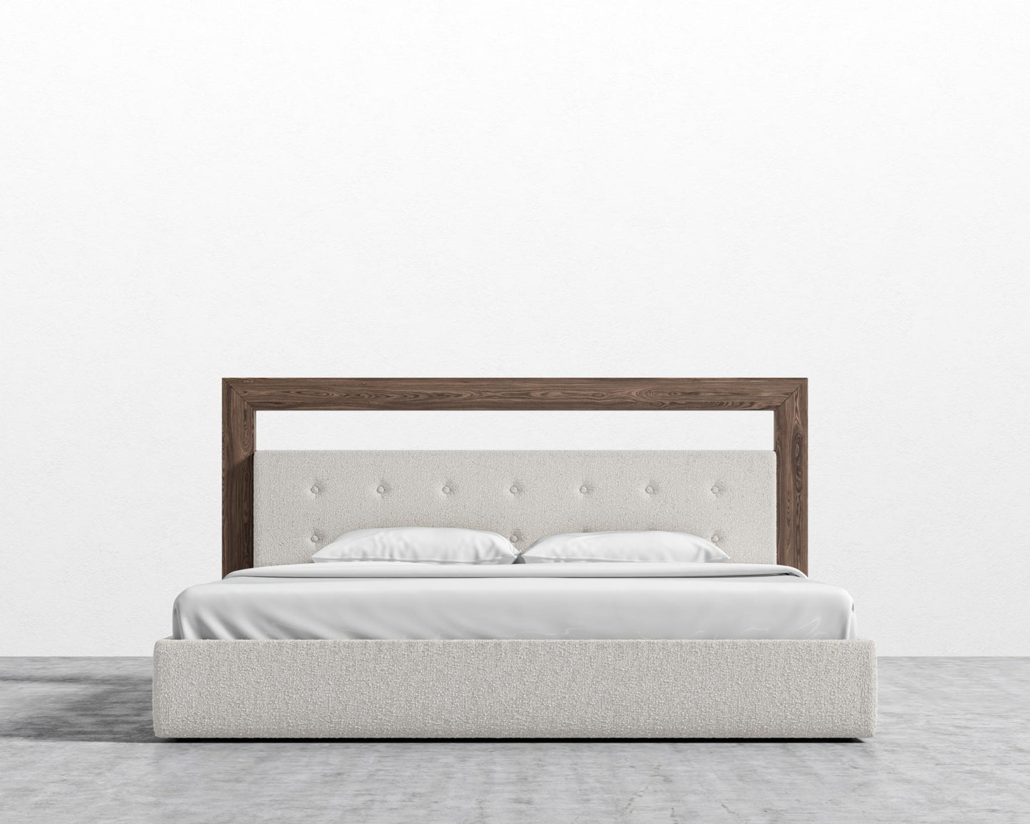 Chloe Bed - King - Chatou Boucle - Pearl