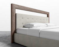 Chloe Bed - King - Leuven Linen - Haze