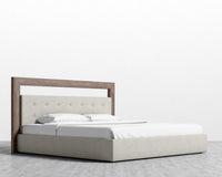 Chloe Bed - King - Leuven Linen - Haze