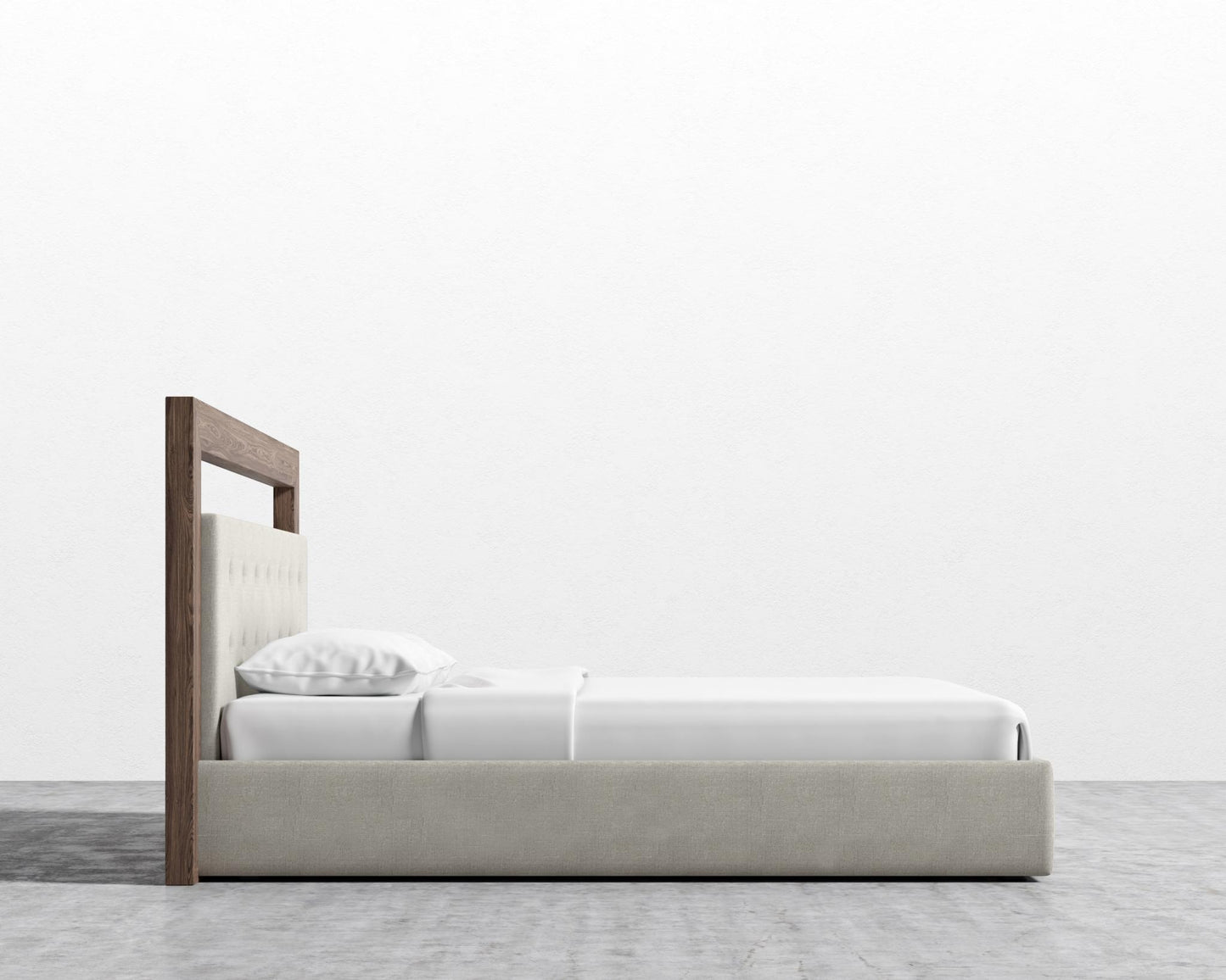 Chloe Bed - King - Leuven Linen - Haze