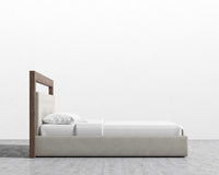 Chloe Bed - King - Leuven Linen - Haze