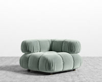 Belia Corner - Plush Velvet - Moonstone