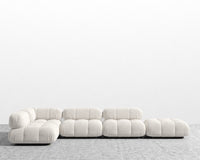 Belia Modular Sectional - Chatou Boucle - Pearl