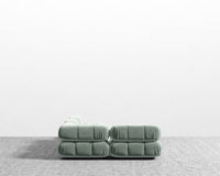 Belia Modular Sectional - Plush Velvet - Moonstone