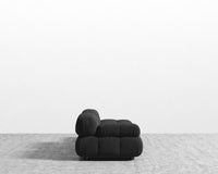 Belia Open End Sofa - Chatou Boucle - Caviar