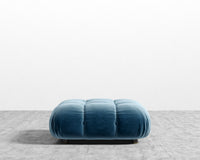 Belia Ottoman - Plush Velvet - Solstice