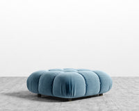 Belia Ottoman - Plush Velvet - Solstice