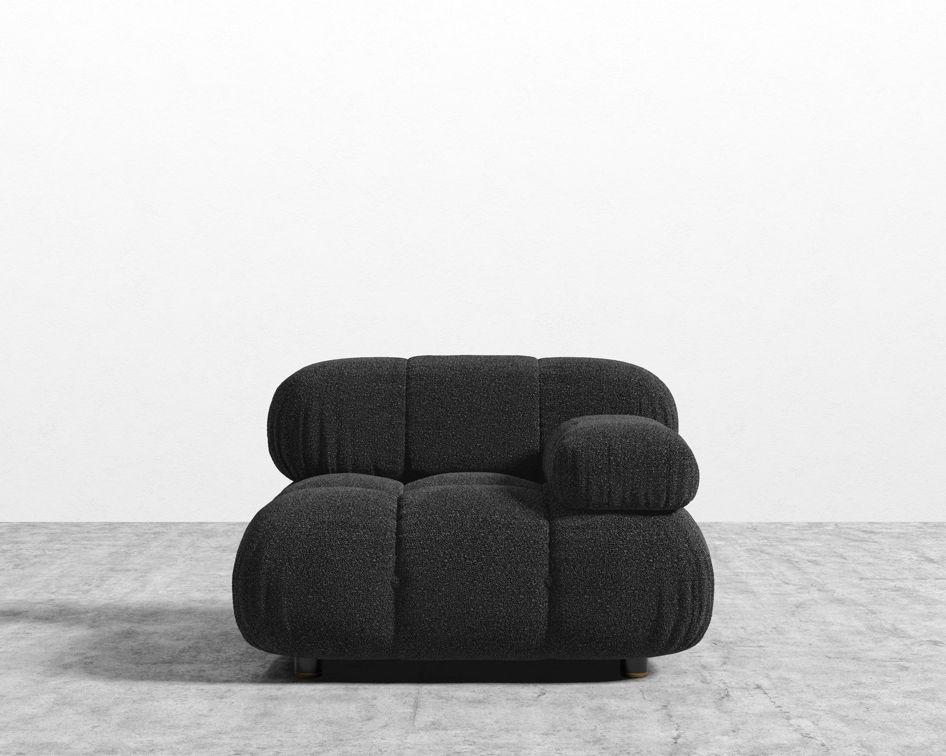 Belia Right Arm - Chatou Boucle - Caviar