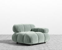 Belia Right Arm - Plush Velvet - Moonstone