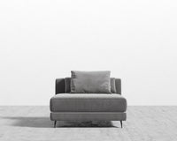 Berlin Armless - Plush Velvet - Glacier Grey 2022