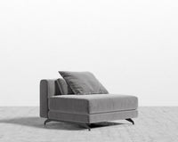 Berlin Armless - Plush Velvet - Glacier Grey 2022