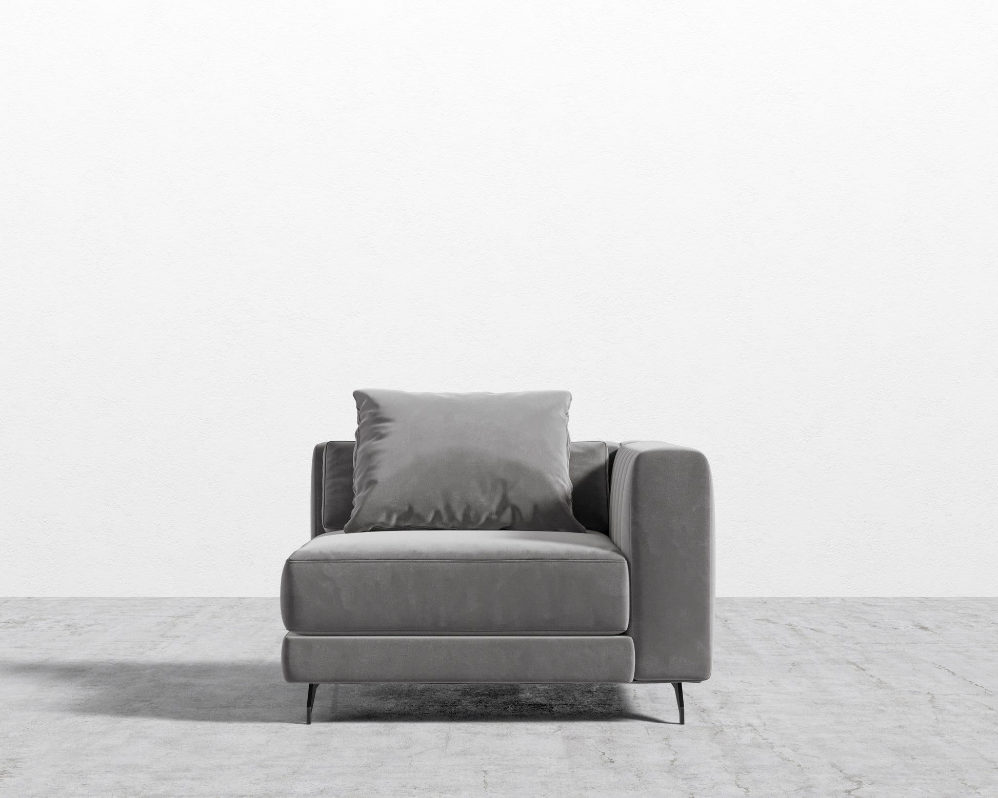 Berlin Corner - Plush Velvet - Glacier Grey 2022