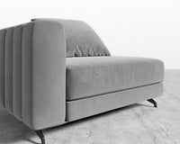 Berlin LHF Corner - Plush Velvet - Glacier Grey 2022