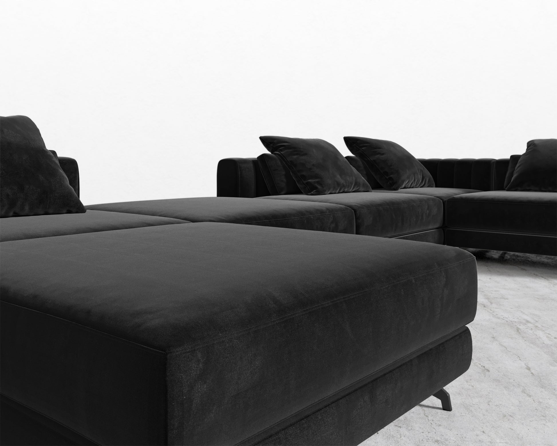 Berlin Modular - Plush Velvet - Black 2022