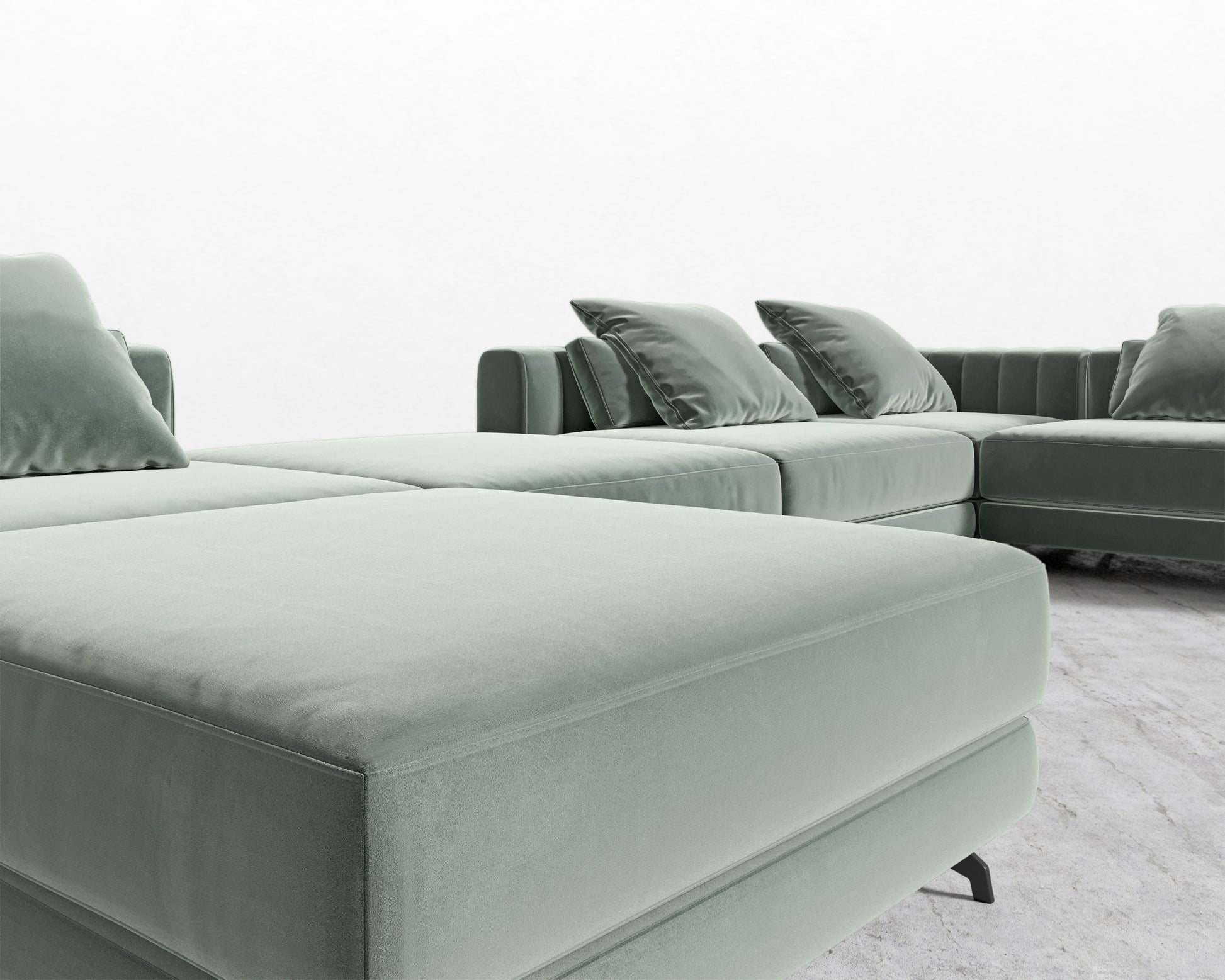 Berlin Modular - Plush Velvet - Moonstone