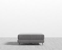 Berlin Ottoman - Plush Velvet - Glacier Grey 2022