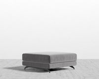 Berlin Ottoman - Plush Velvet - Glacier Grey 2022