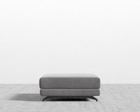 Berlin Ottoman - Plush Velvet - Glacier Grey 2022