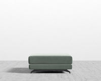 Berlin Ottoman - Plush Velvet - Moonstone
