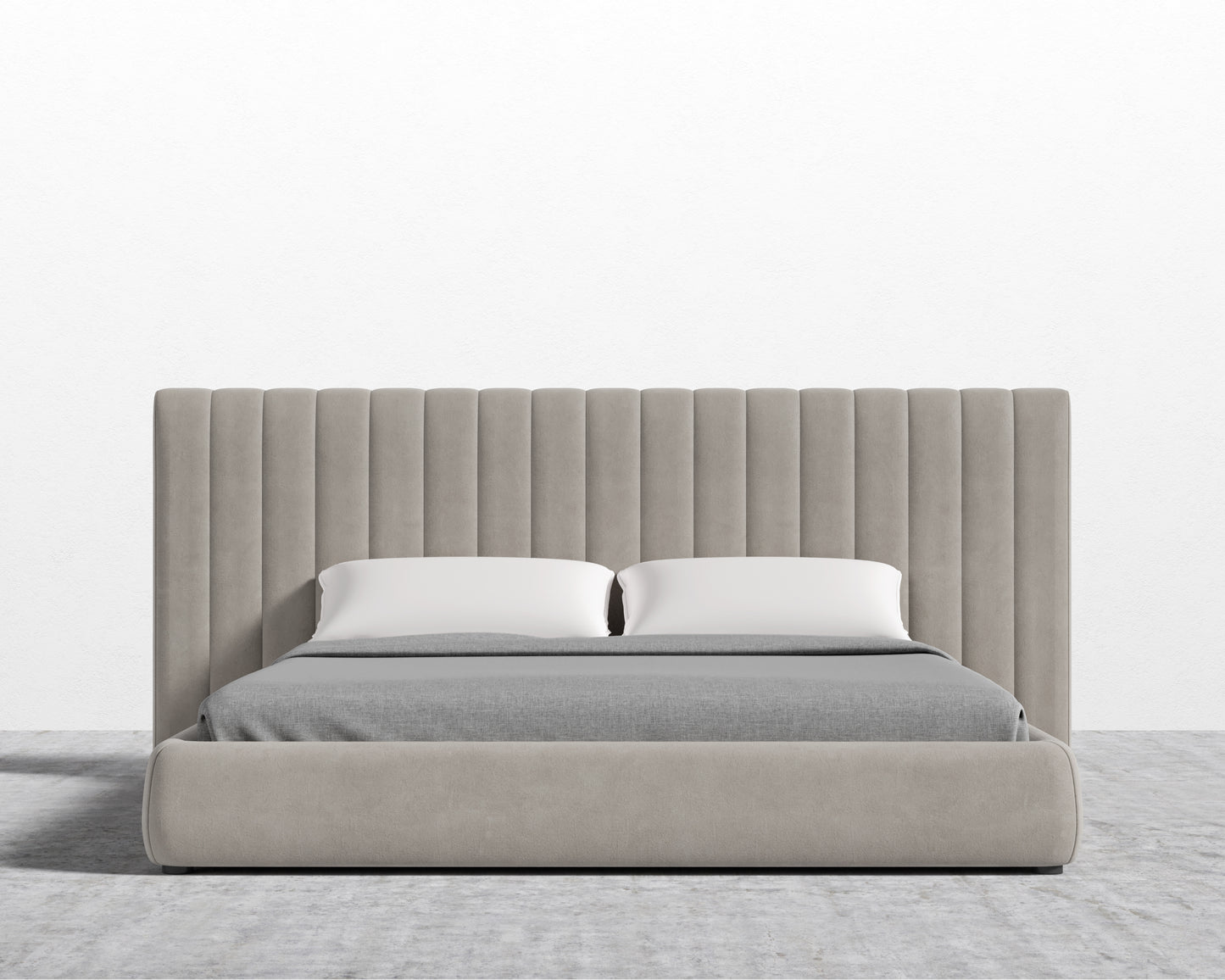 Berlin Bed - Venice Vegan Suede - Latte