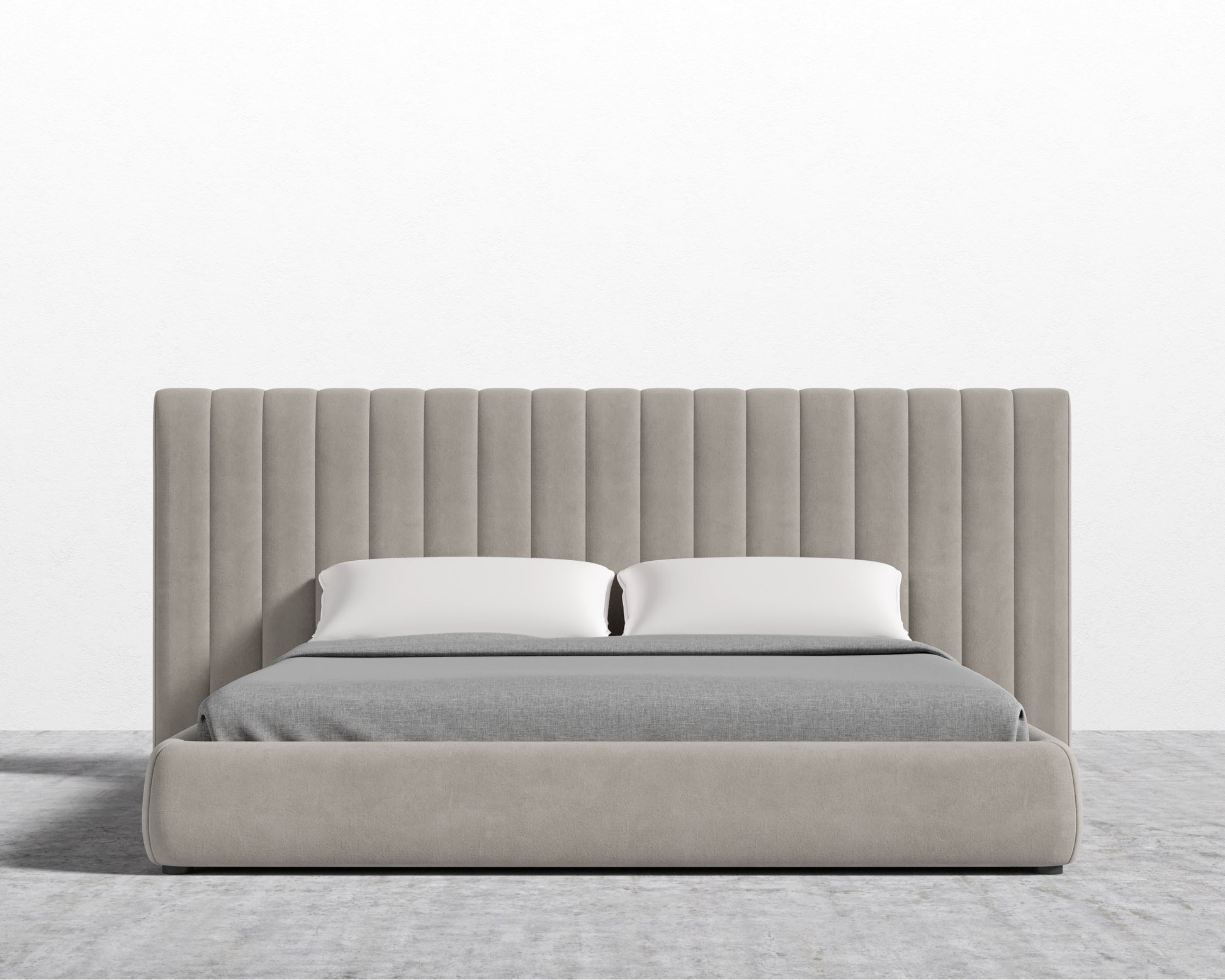 Berlin Bed - Venice Vegan Suede - Latte