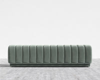 Berlin Bench - Plush Velvet - Moonstone